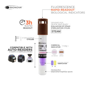Steam Rapid Biological Indicator (3 hours)