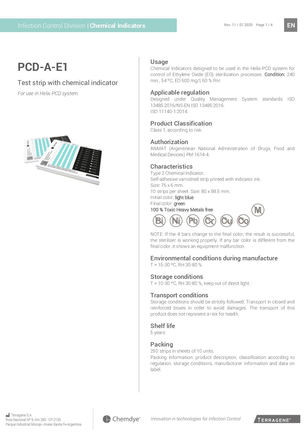 EO Chemical indicator for Helix-PCD systems - Image 4